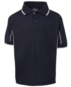 PODIUM KIDS S/S PIPING POLO