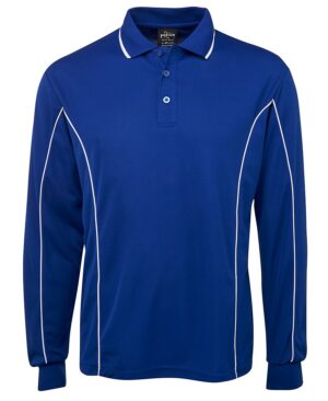 PODIUM L/S PIPING POLO